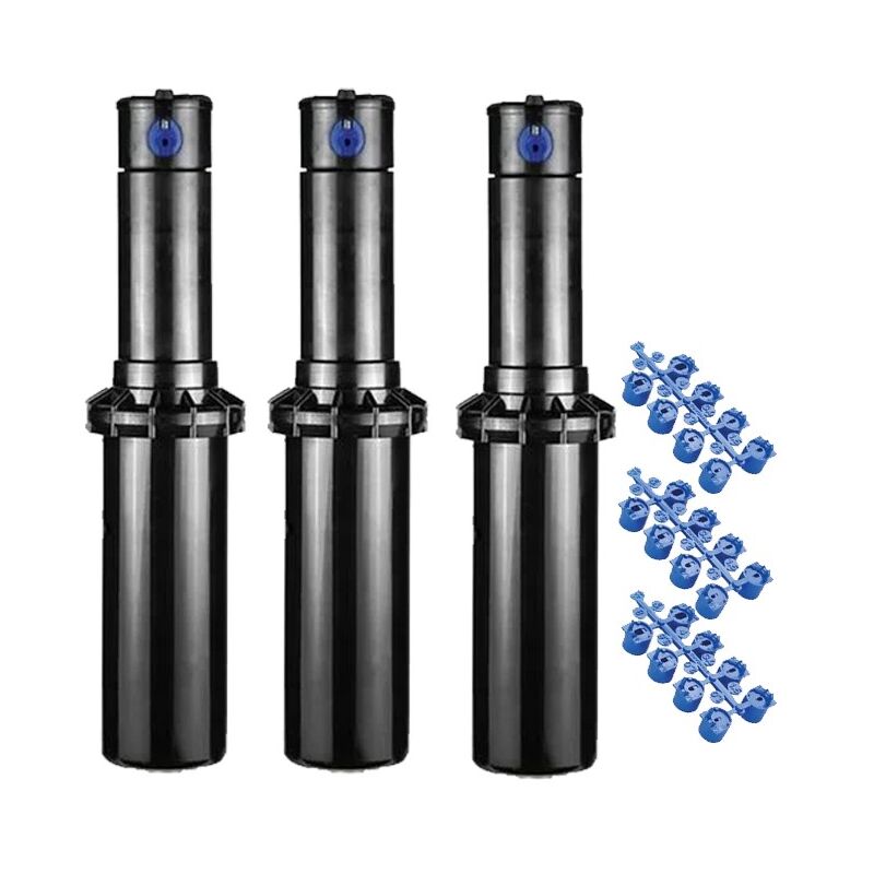 immagine 0 del prodotto set di 3 irrigatore hunter pgp 04 ultra 3 4 , portata da 4,9 a 14 m, angolo regolabile