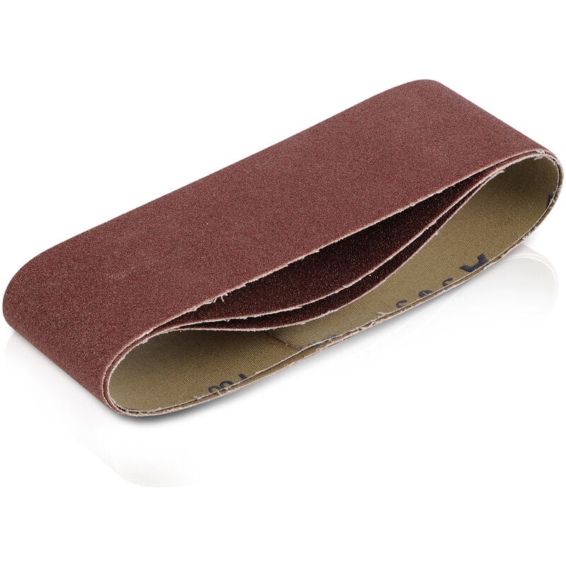 foto del prodotto set di 3 nastri abrasivi 75 x 533 mm grano 120