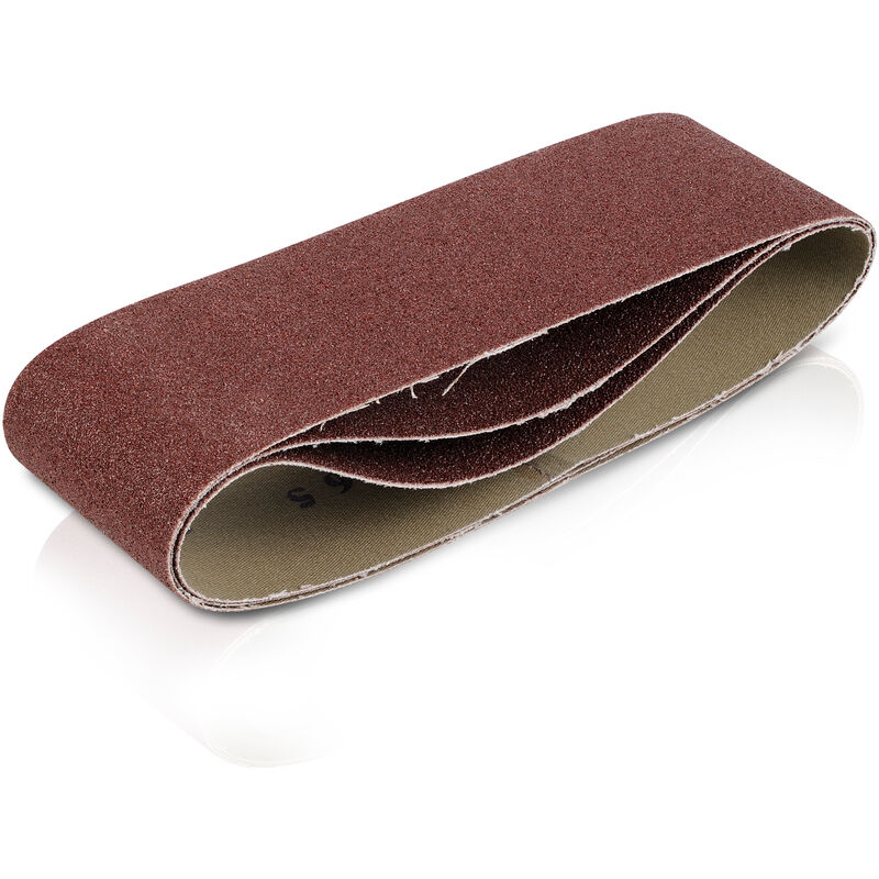 foto del prodotto set di 3 nastri abrasivi 75 x 533 mm grano 60