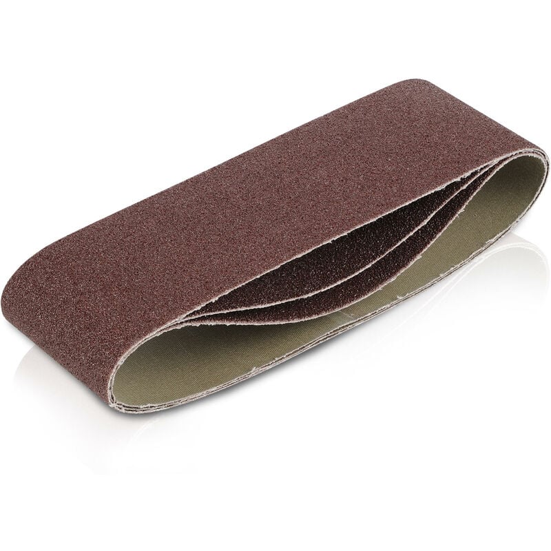 foto del prodotto set di 3 nastri abrasivi grana 120 75 x 508 mm kreator