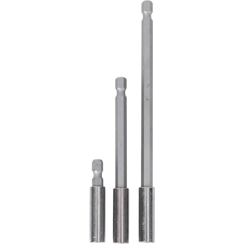 foto del prodotto set di 3 portainserti magnetici da 1 4 60 mm 100 mm 150 mm