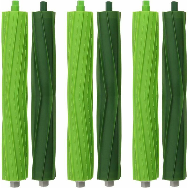 foto del prodotto set di 3 rulli estrattori compatibili con roomba e5 i7 e5154 e5158. kit di accessori di ricambio per spazzola aspirante centrale e6 i7 