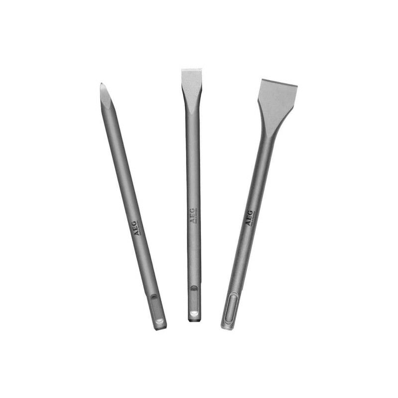 foto del prodotto set di 3 scalpelli aeg sdsplus 200mm 4932352272