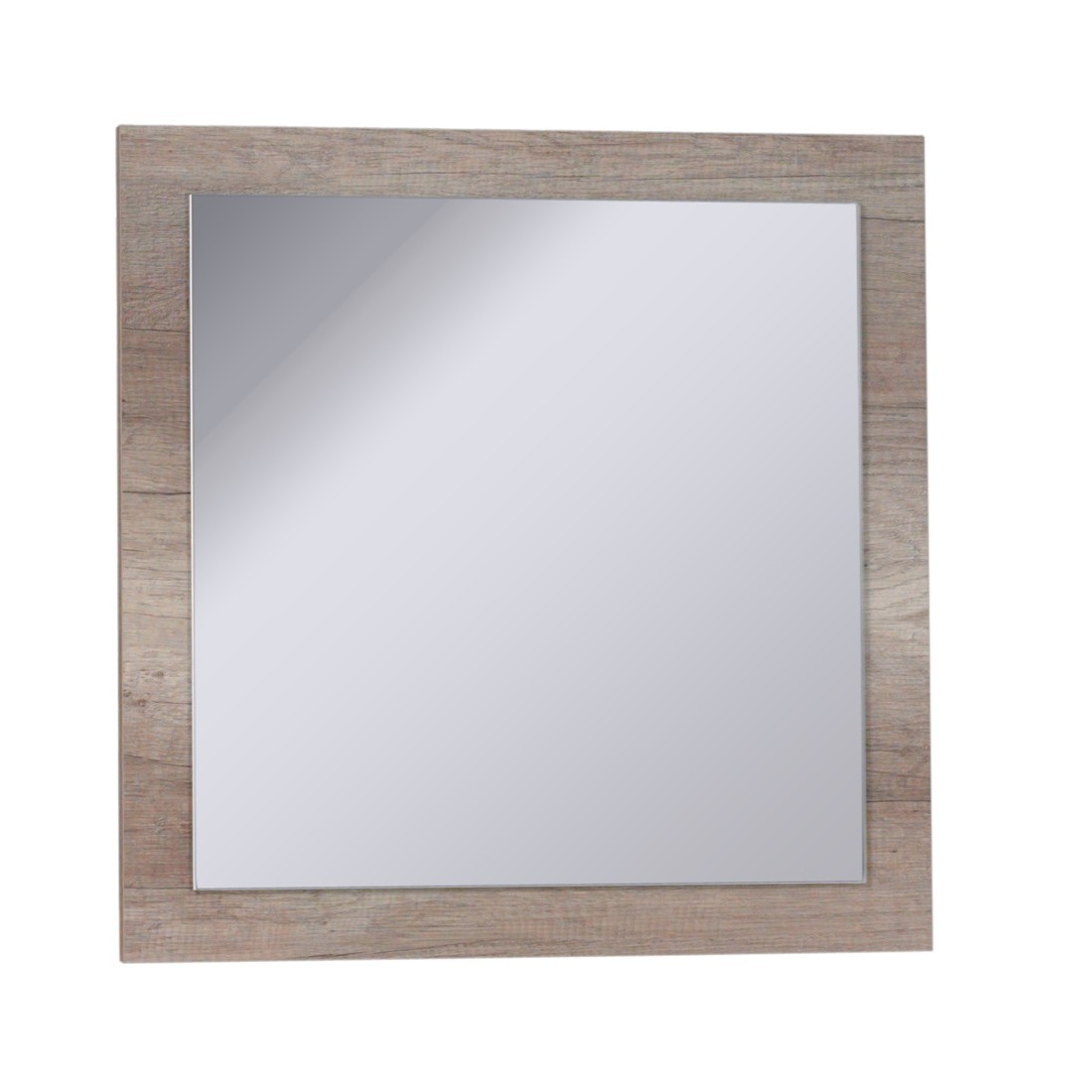 foto del prodotto set di 3 specchi 60x60 cm - collezione farra - colore rovere dab canyon