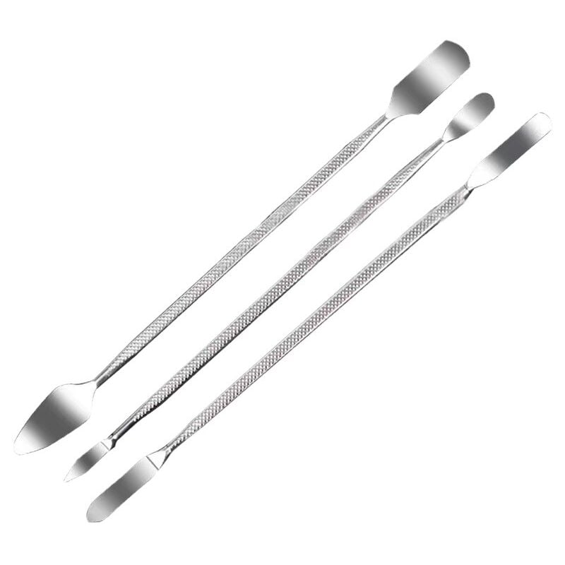foto del prodotto set di 3 spudger in metallo, spudger in metallo a doppia estremit , kit di strumenti per la riparazione e lo smontaggio di cellulari, ipad, tablet e