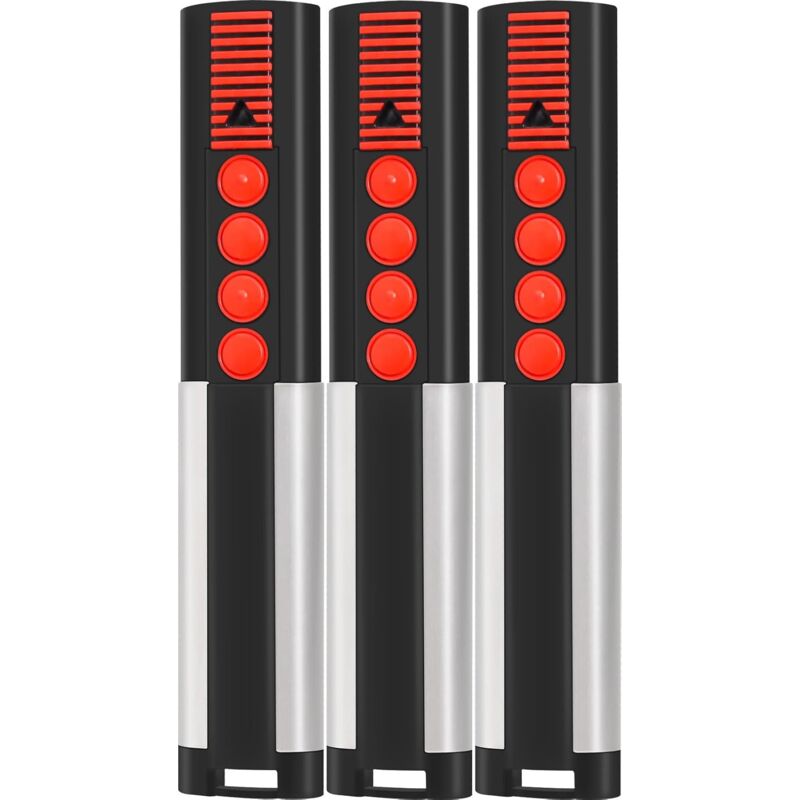foto del prodotto set di 3 telecomandi 868 mhz per cancelli, telecomandi per porte da garage, compatibili con i telecomandi 4020 tx03 868 4, 4026 tx03 868 2, 4020v000,