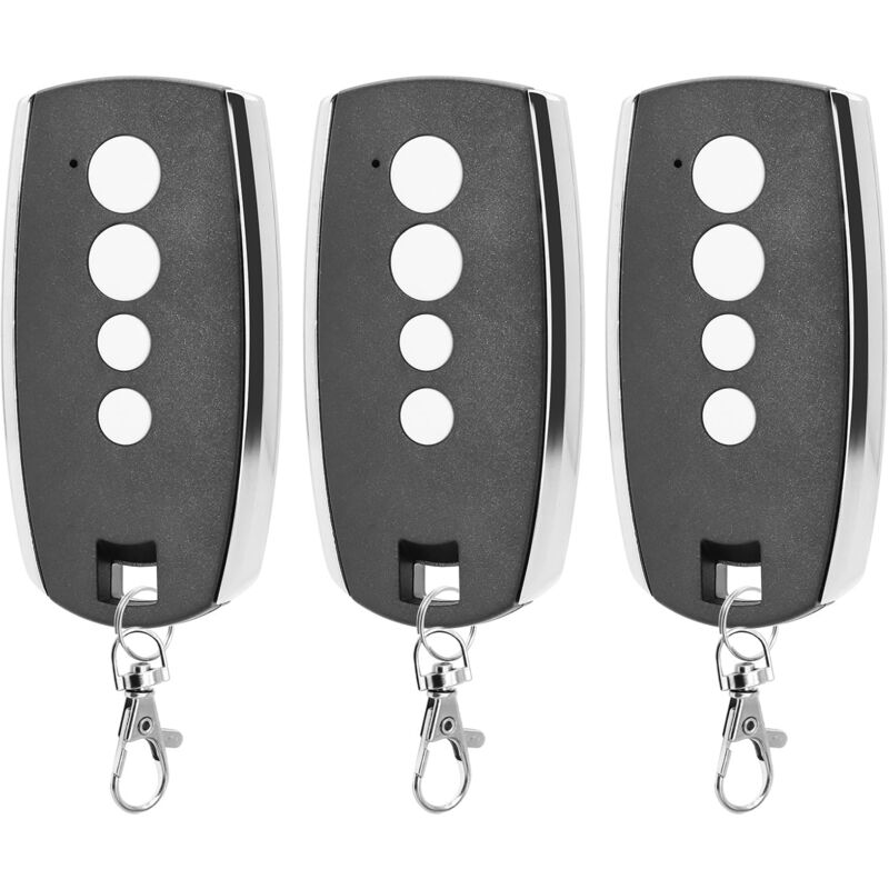 foto del prodotto set di 3 telecomandi per cancelli 433,92 mhz telecomando per porta da garage compatibile con king gates stylo 4k telecomando a 4 canali rolling code