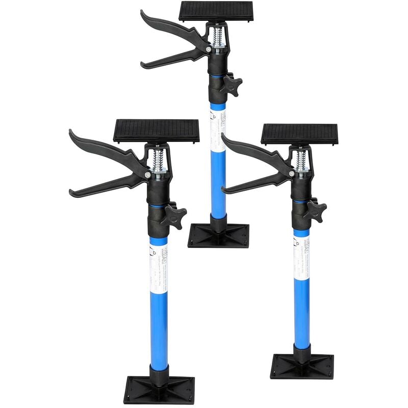 foto del prodotto set di 3 tenditori per controtelai regolabili 51 115cm max 30kg piastre di pressione inclinabili
