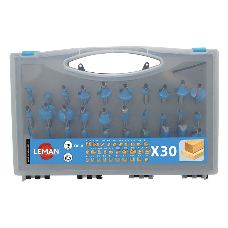 foto del prodotto set di 30 punte leman def.428.30 q8mm 428.700.30