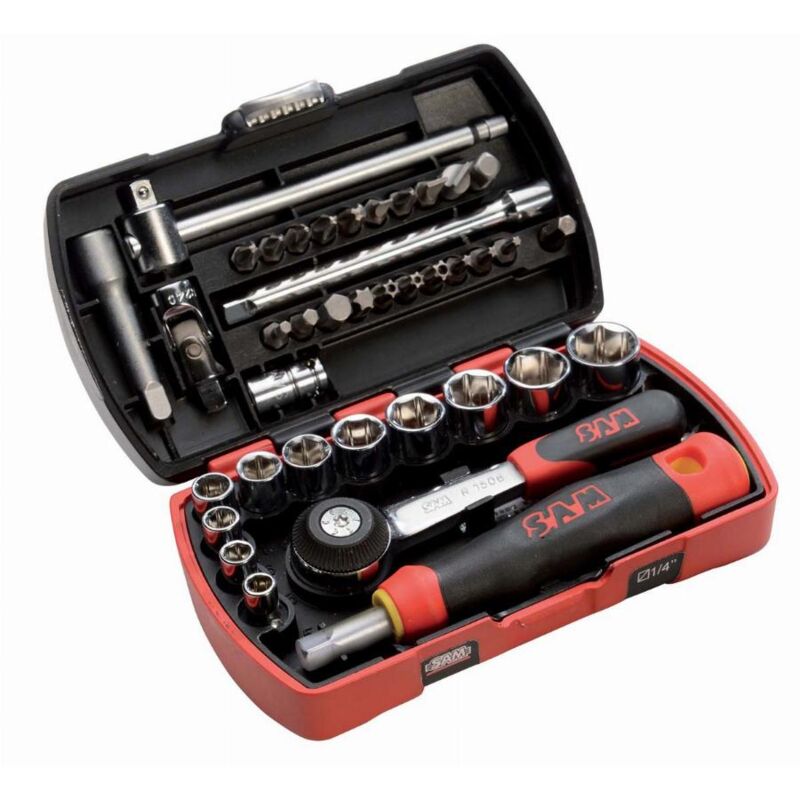 foto del prodotto set di 39 prese sam e accessori per luce tascabile 73r39