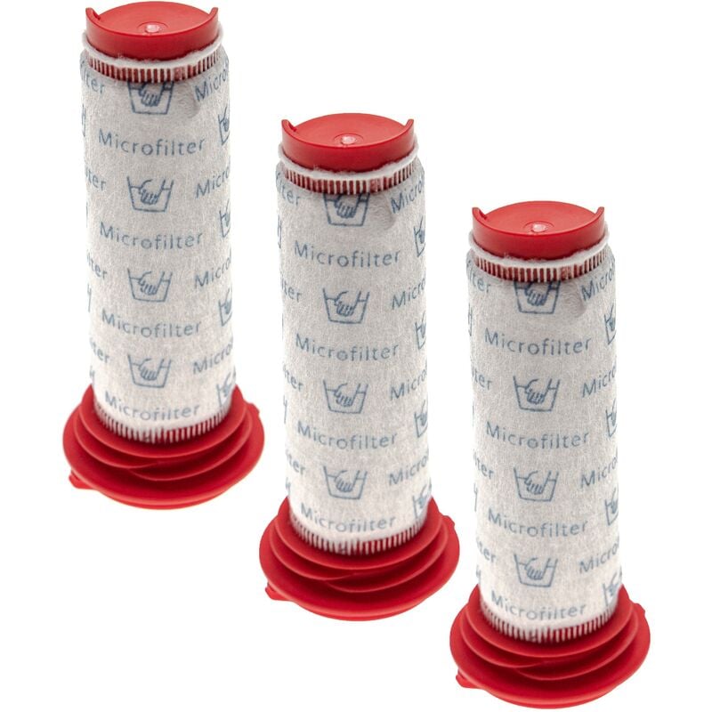 foto del prodotto set di 3x filtro salva-motore compatibile con bosch athlet bch6ath25l 01, bch6l2560 01, bch6l2561 01, bch6lng25 01, bch6l2561 aspirapolvere - vhbw