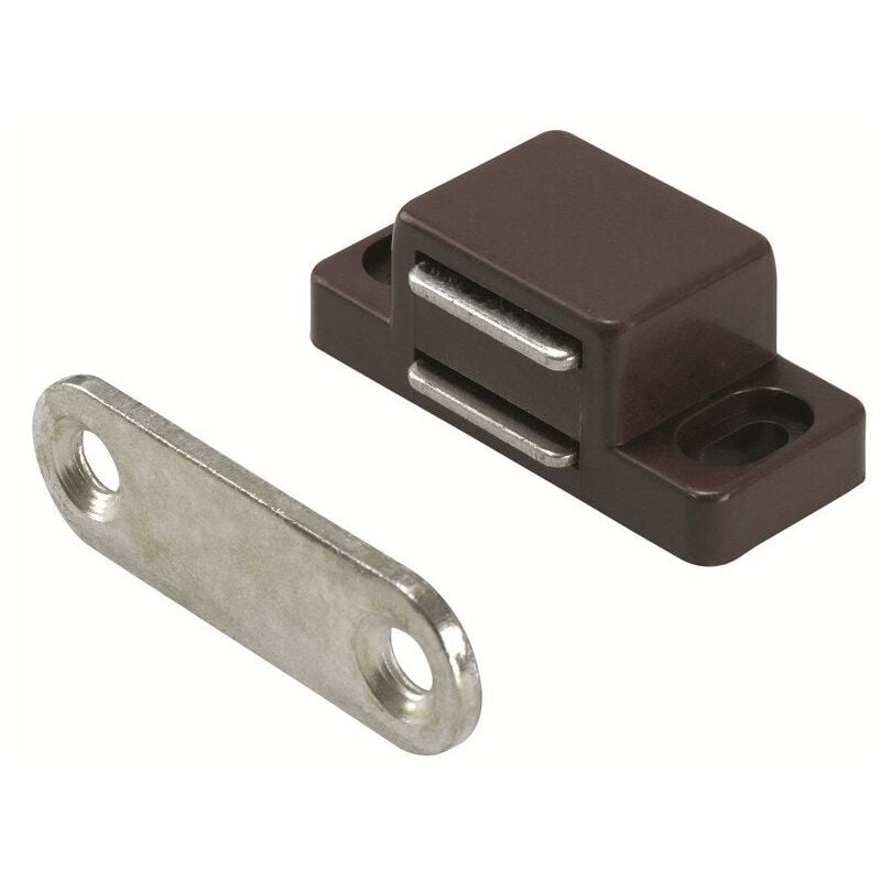 foto del prodotto set di 4 chiusure magnetiche in acciaio hettich l.35 x p.15 mm hettich