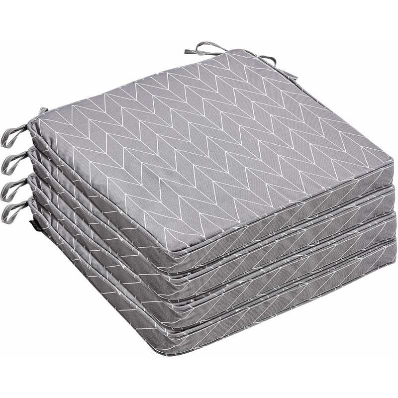 foto del prodotto set di 4 cuscini per sedie in poliestere apache 40x40x3 cm