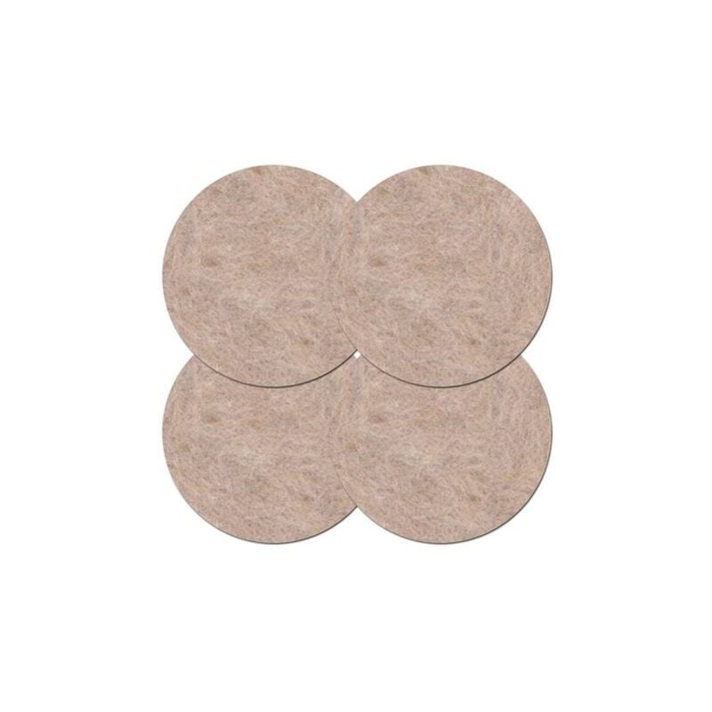 foto del prodotto set di 4 feltri adesivi in lana scotch diam. 50mm, beige scotch