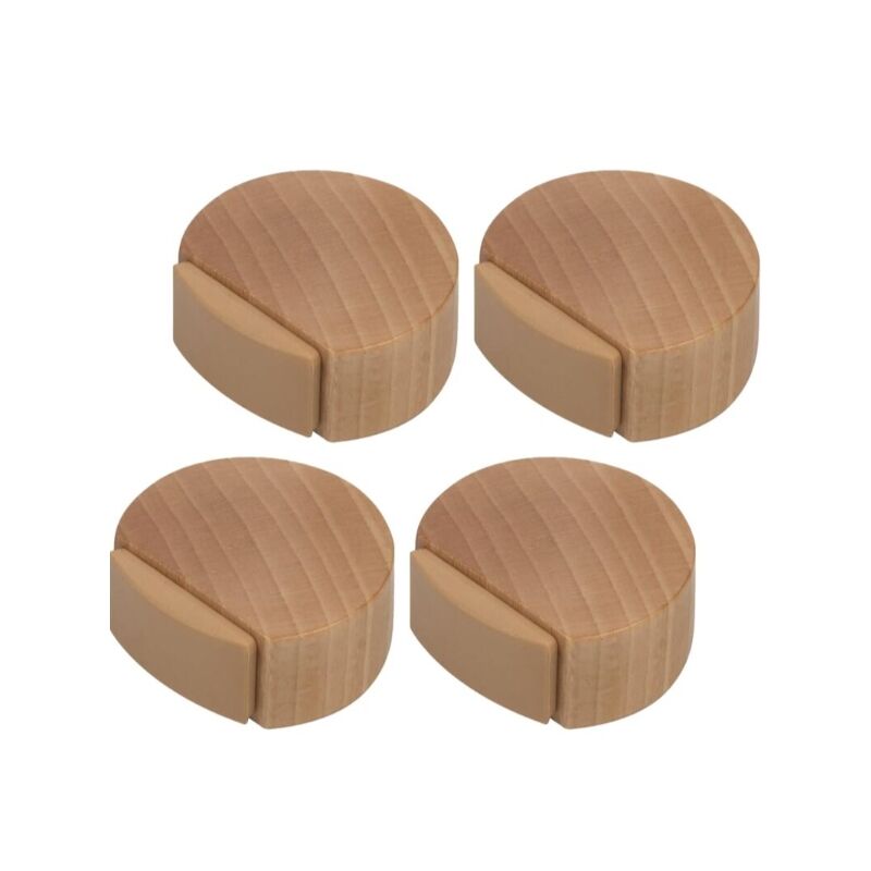 foto del prodotto set di 4 fermaporta adesivi fermaporta in legno per pavimenti e parquet fermaporta semplici ed eleganti
