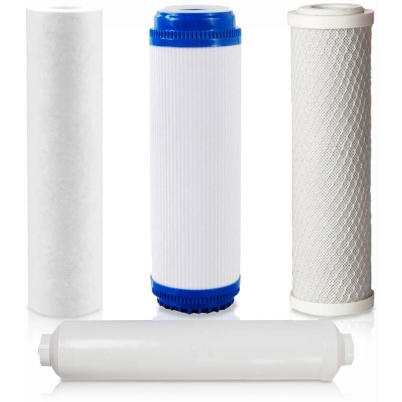 foto del prodotto set di 4 filtri acqua per osmosi inversa universale 5 stadi
