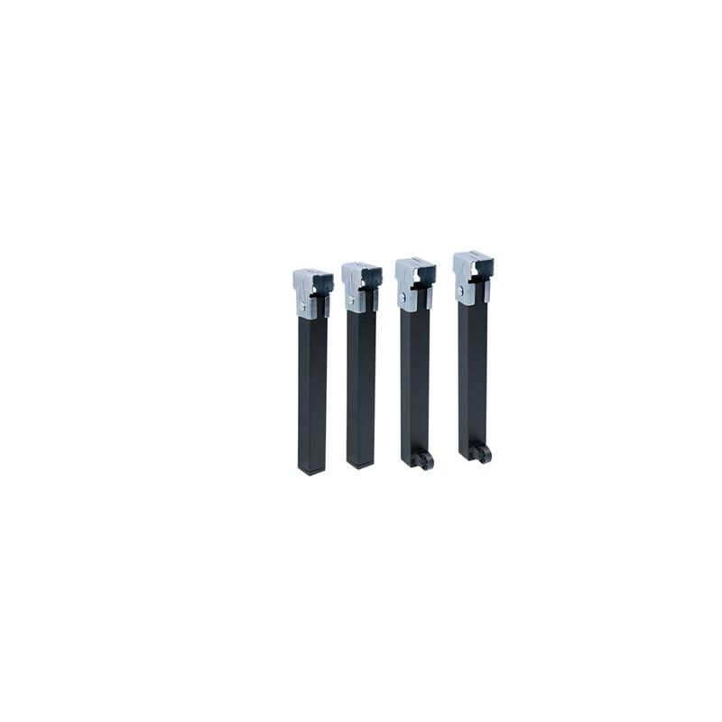 foto del prodotto set di 4 gambe per base letto 2f 2 ruote 25cm 30x30mm 96408 micel