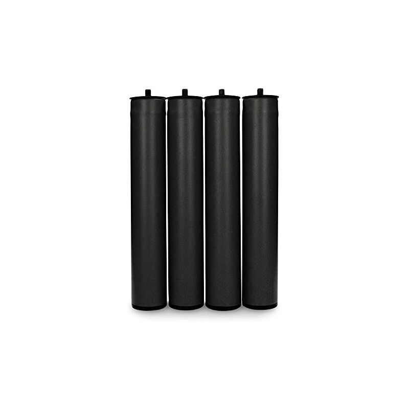 foto del prodotto set di 4 gambe per canape pt26 50x275mm senza rotelle, nero 96406 micel