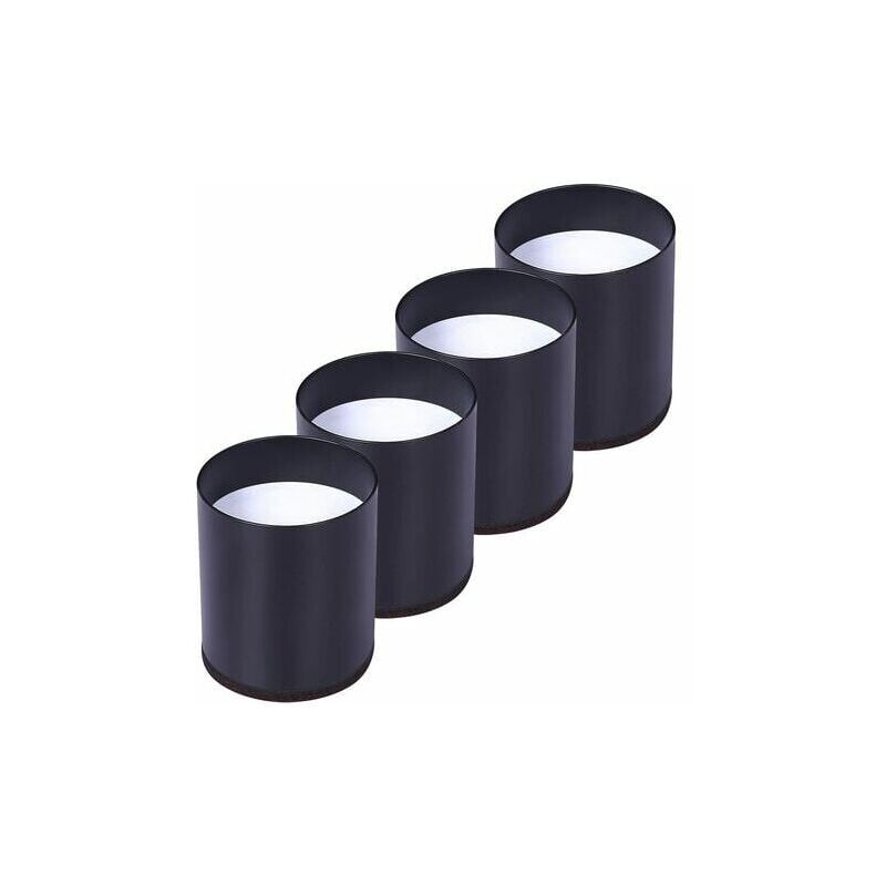 foto del prodotto set di 4 gambe per letto rialzate in acciaio al carbonio aggiungi 5 cm di altezza supporta 10.000 libbre ideale per tavolo, sedia, divano