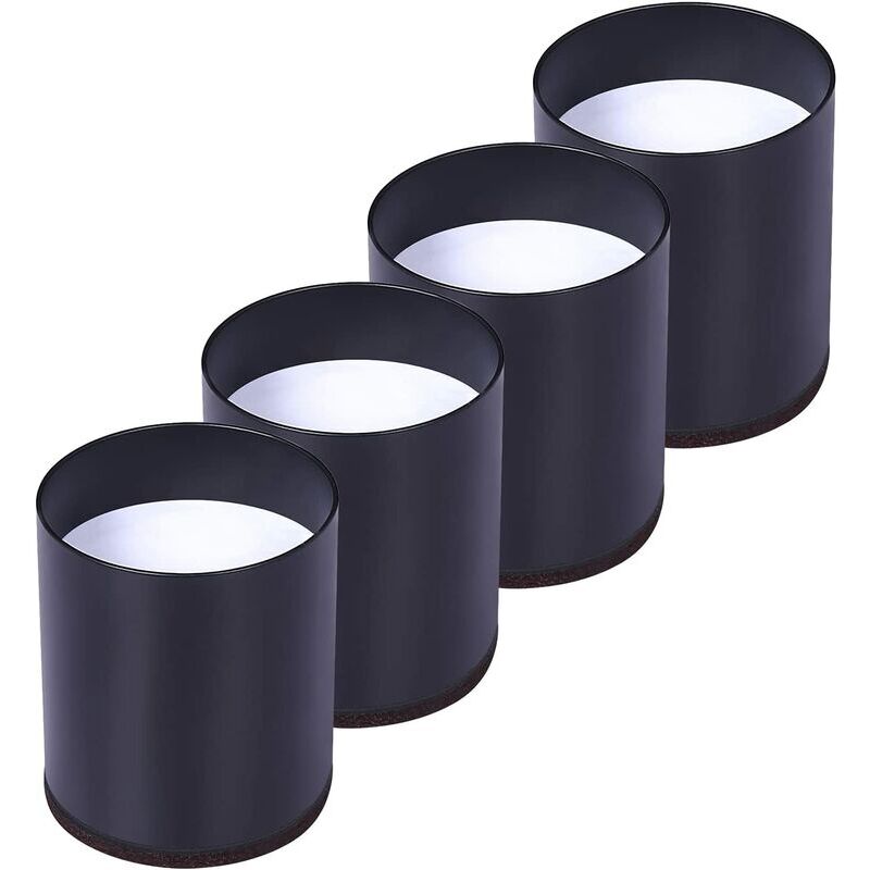 foto del prodotto set di 4 gambe per letto rialzato in acciaio al carbonio, rialzi per mobili aggiungono altezza di 5 cm, supporto 10.000 libbre, rialzi per tavolo,