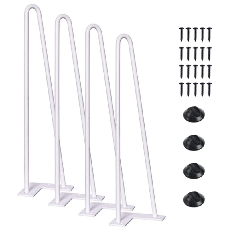 foto del prodotto set di 4 gambe per mobili 41 cm gambe tavolo per la protezione del pavimento per tavolini scrivanie tavoli da pranzo armadi ad angolo e comodini