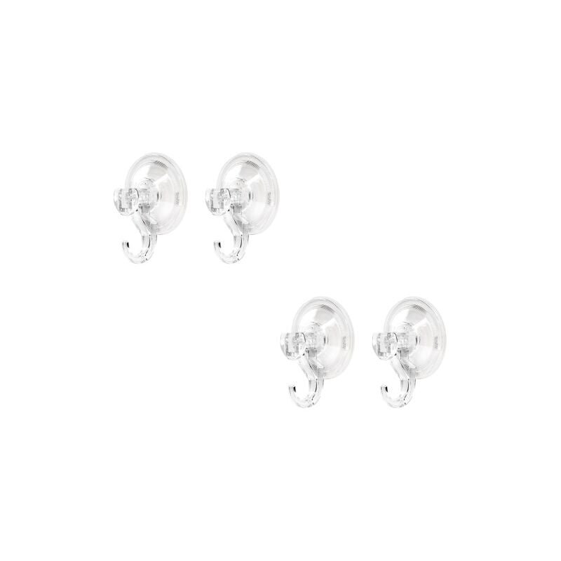 foto del prodotto set di 4 ganci a ventosa da parete, porta asciugamani da bagno, ganci a ventosa, utensili da cucina, doccia, finestre, piastrelle di vetro