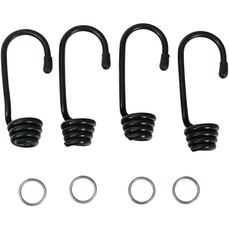 foto del prodotto set di 4 ganci e 4 anelli werka pro per tenditore elastico di 10mm