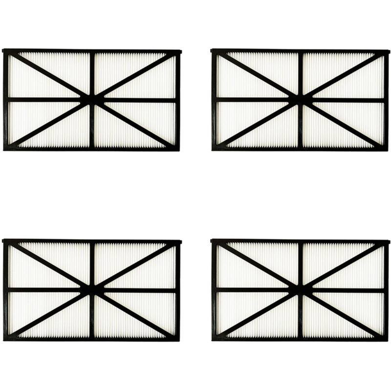 foto del prodotto set di 4 pannelli filtro per tiger shark robot - rcx70101pak2 - nero