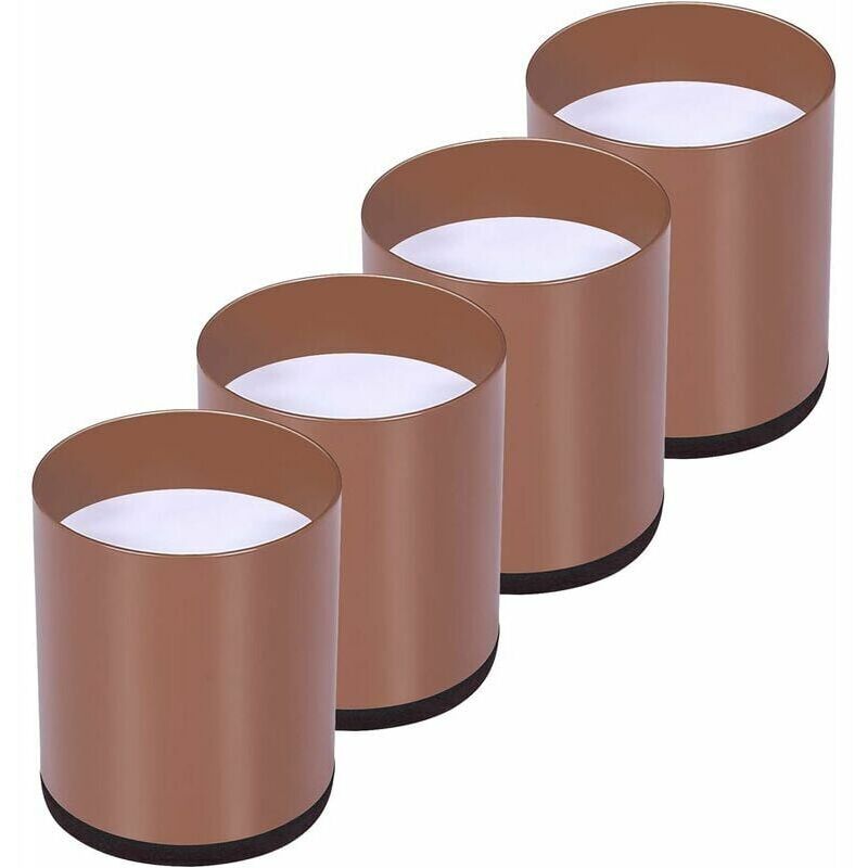 foto del prodotto set di 4 rialzi per gambe del letto in acciaio al carbonio, rialzi per mobili aggiungono 5 cm di altezza, triomphe, rialzi per tavolo, sedia o