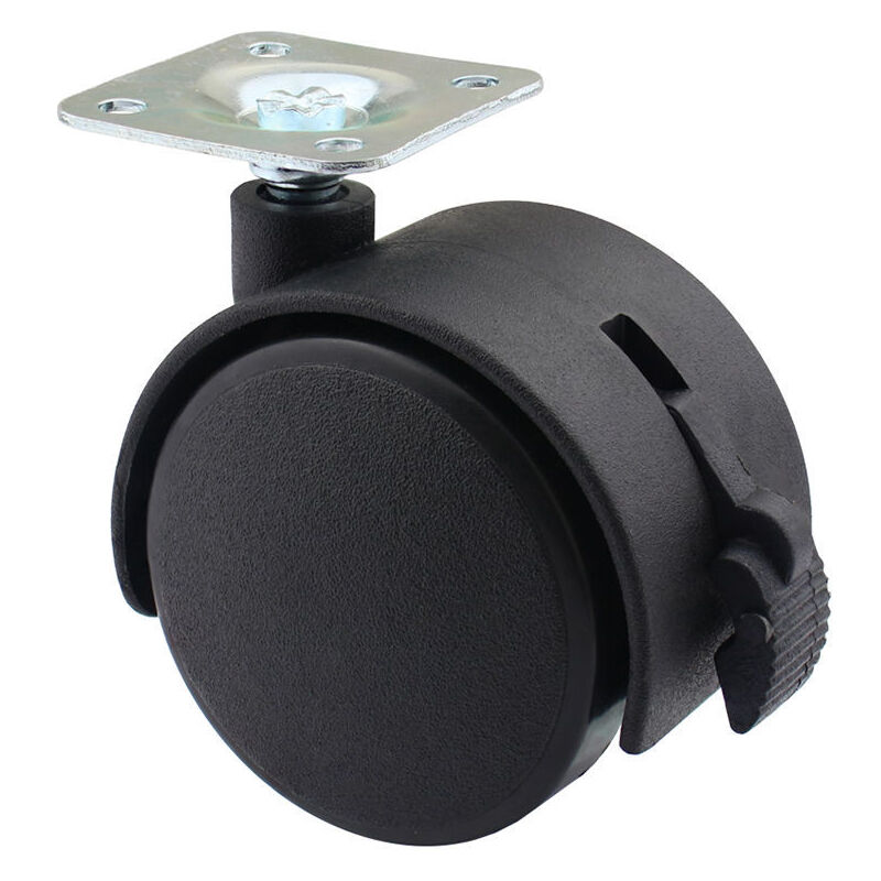 foto del prodotto set di 4 ruote girevoli con freno per mobili 5cm 