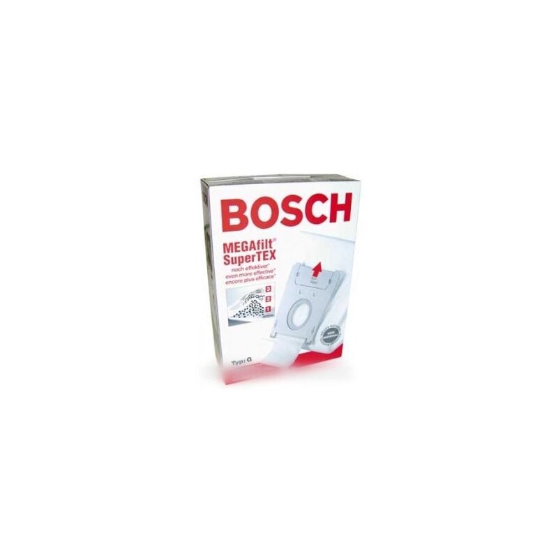 foto del prodotto set di 4 sacchetti di tipo g per aspirapolvere bosch 17000940