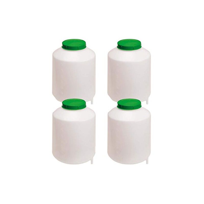 foto del prodotto set di 4 serbatoio d acqua da 8 litri, bidone per acqua con filtro, fusto con maniglie 22 x 22 x 18 cm