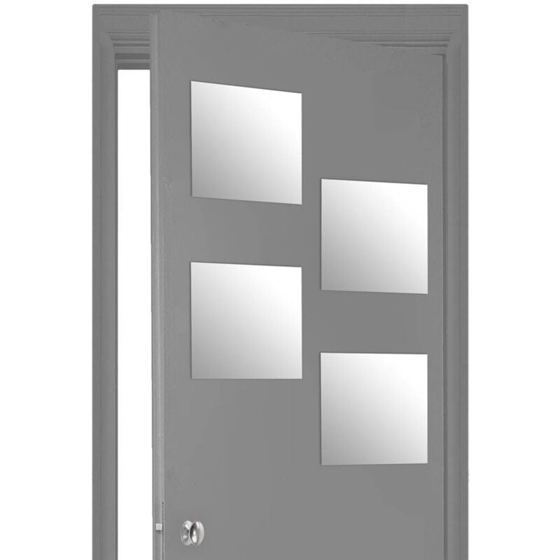 foto del prodotto set di 4 specchi quadrati adesivi 30x30 5five