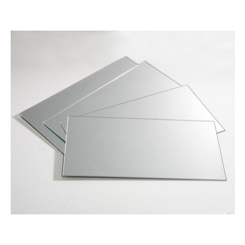 foto del prodotto set di 4 specchi rettangolari 15 x 30 cm sans marque