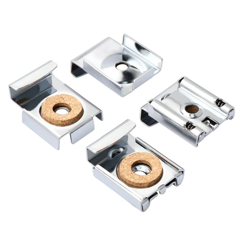 foto del prodotto set di 4 staffe per specchi resistenti, staffe per specchi da parete, ganci per specchi, clip per specchi, staffe per specchi da bagno e da parete