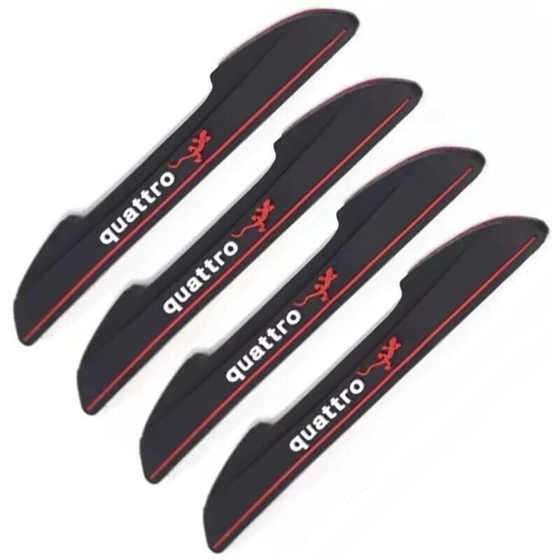 foto del prodotto set di 4 strisce anticollisione, spesso utilizzate per le portiere e gli specchietti retrovisori delle auto per prevenire graffi. bk geco 