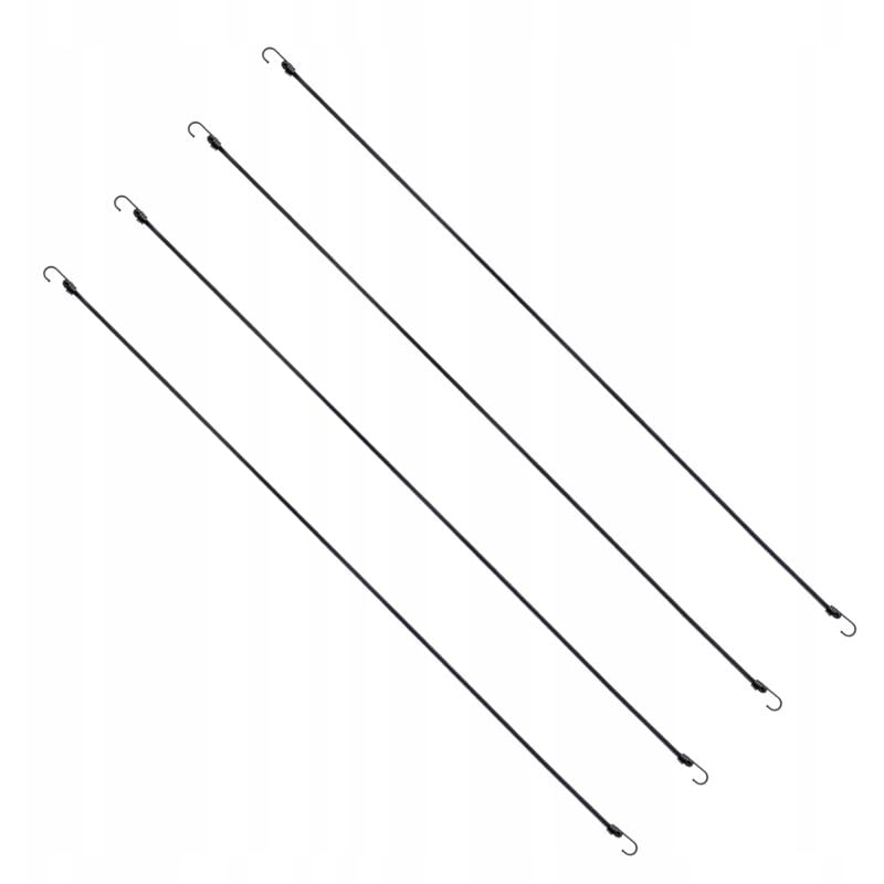 foto del prodotto set di 4 supporti per teloni kadax, in gomma resistente alle intemperie, per tende, teloni, trampolini, roulotte nero ganci 4 pezzi 