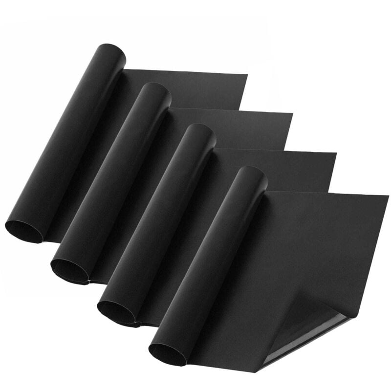 foto del prodotto set di 4 tappetini per barbecue 40x30 cm tappetini antiaderenti in ptfe brunbeste bb 3367