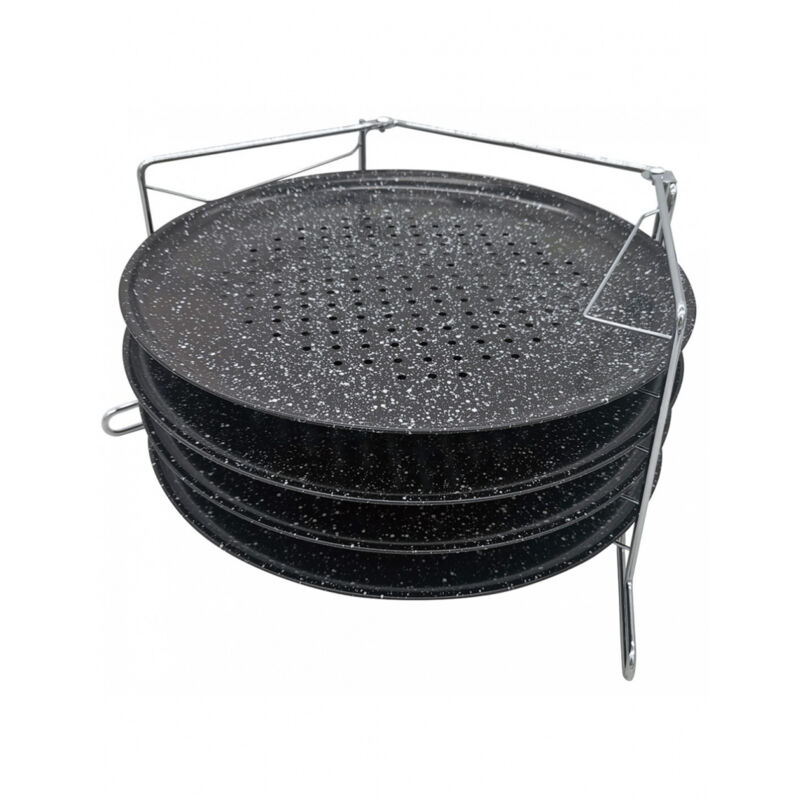 foto del prodotto set di 4 teglia per pizza kinghoff kh 1553
