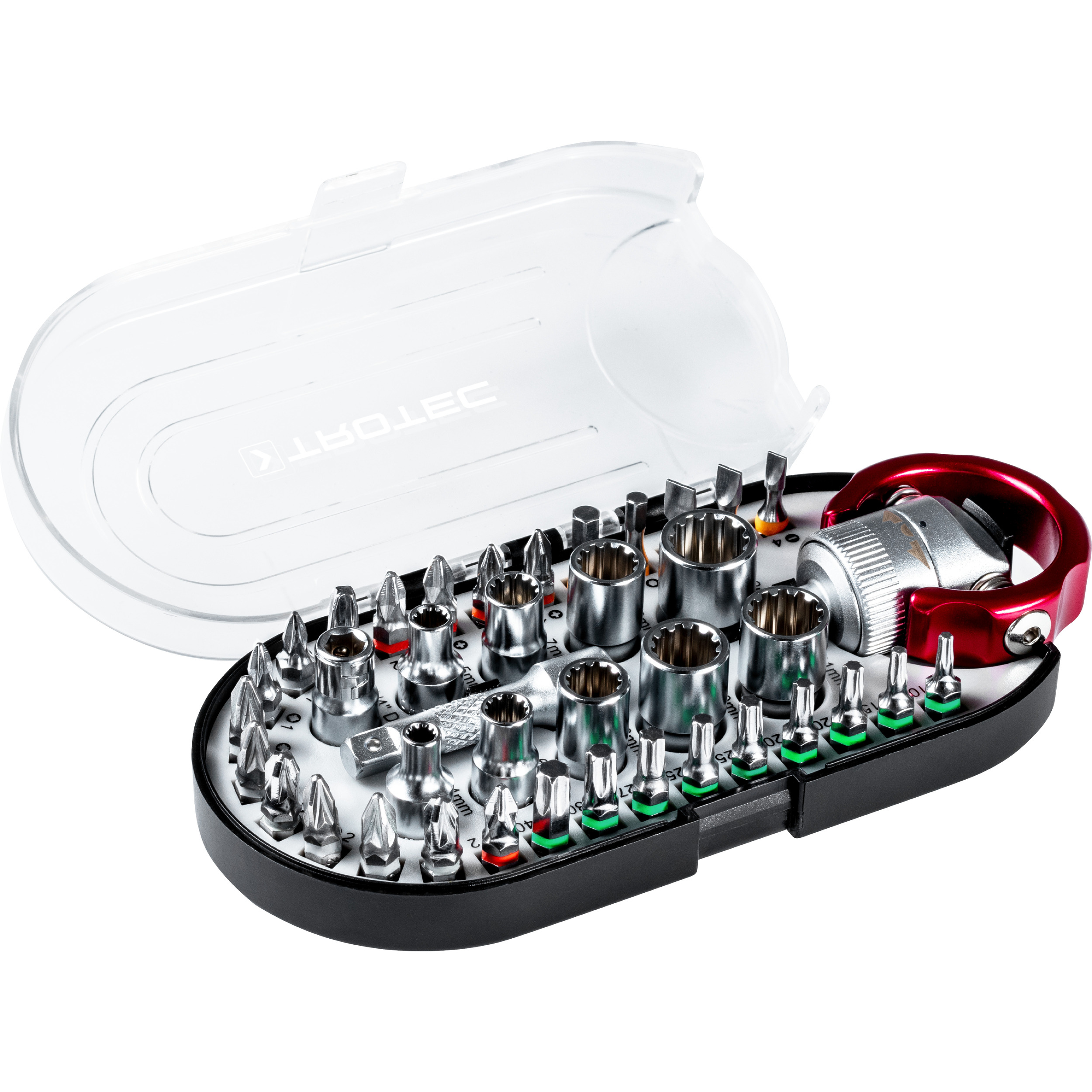 foto del prodotto set di 40 pezzi di chiavi a tubo e a bussola