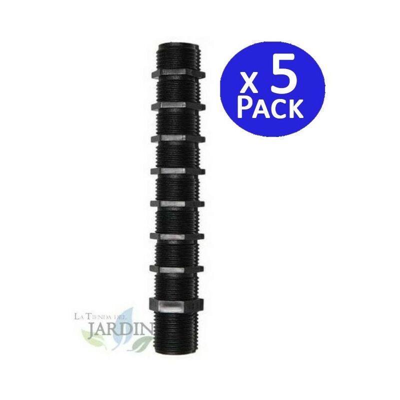foto del prodotto set di 5 bobina irrigazione regolabile 1 2 x 1 2 15 cm per il posizionamento di irrigatori e diffusori