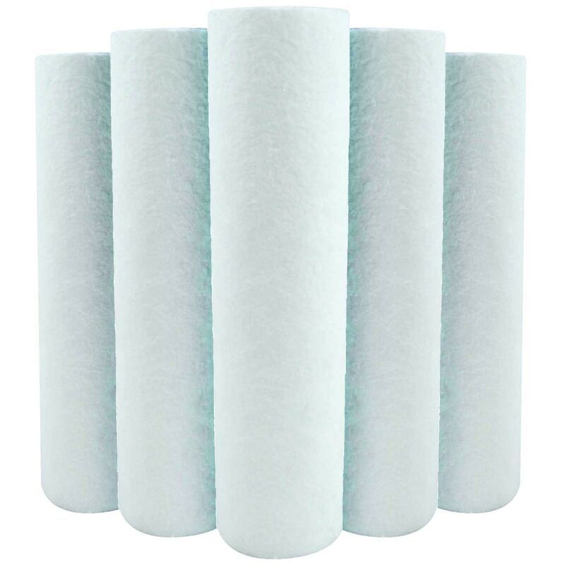 foto del prodotto set di 5 cartucce in microfibra meltblown 9'3 4 - 10 m per portafiltro acqua