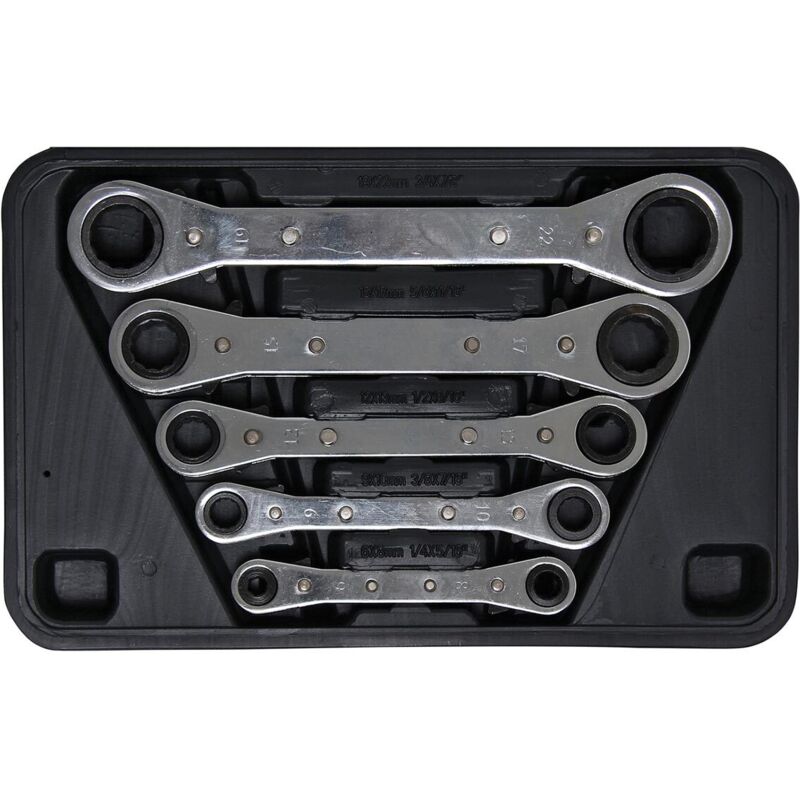 foto del prodotto set di 5 chiavi multiple reversibili da 6 a 22 mm bgs technic