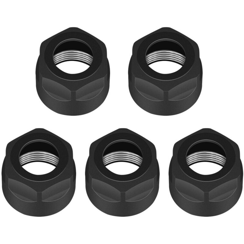 immagine 0 del prodotto set di 5 dadi er16a, dado di serraggio per dado er16 per mandrino portafresa cnc er per tornio zoternen