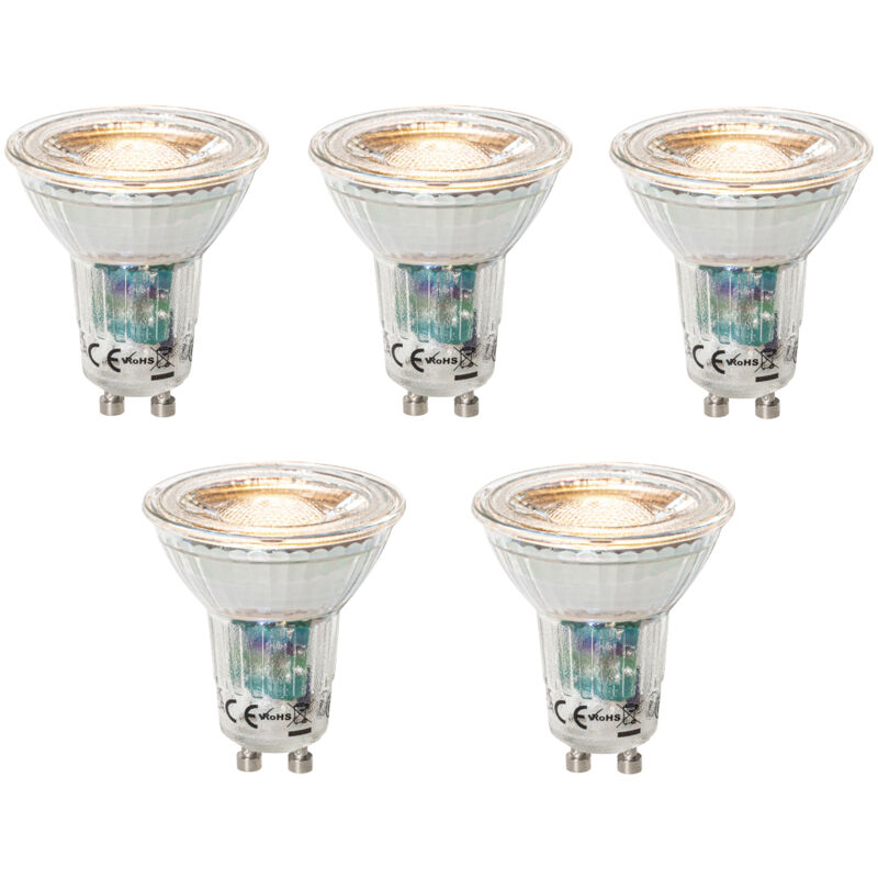 foto del prodotto set di 5 gu10 dimbare led lamp 3w 200 lm 2200 6500k luedd