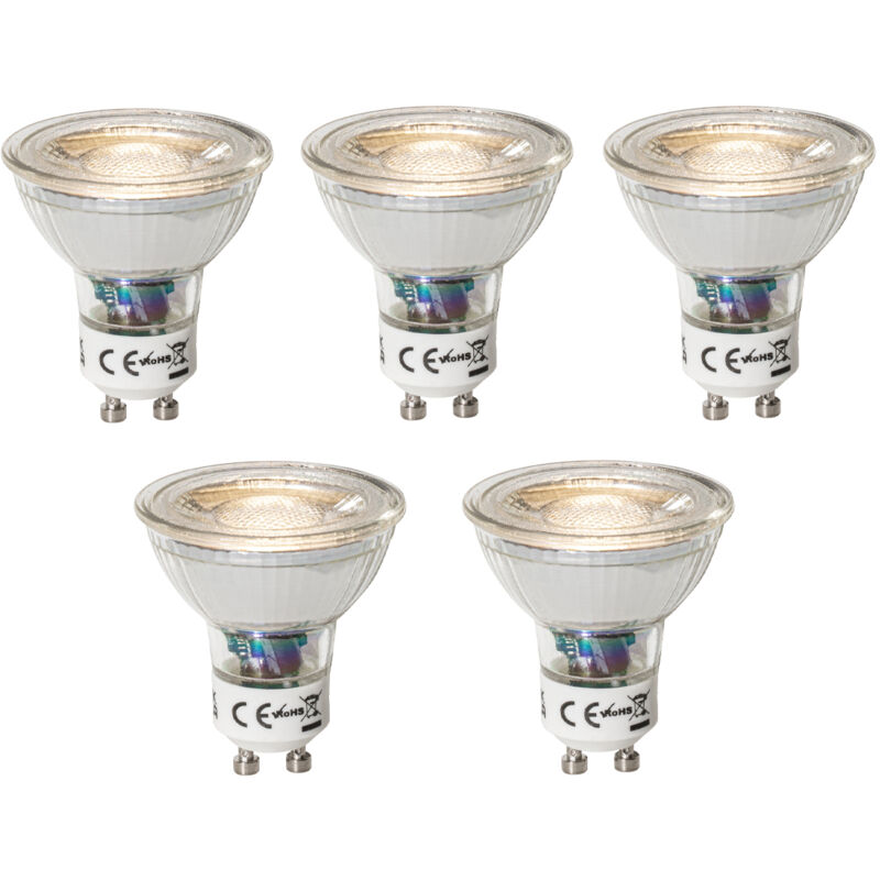 foto del prodotto set di 5 gu10 dimbare led lamp 3w 200 lm 3000k luedd