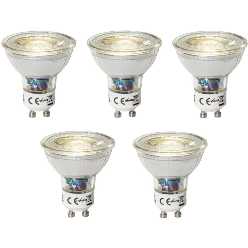 foto del prodotto set di 5 gu10 dimbare led lamp 3w 200 lm 4000k luedd
