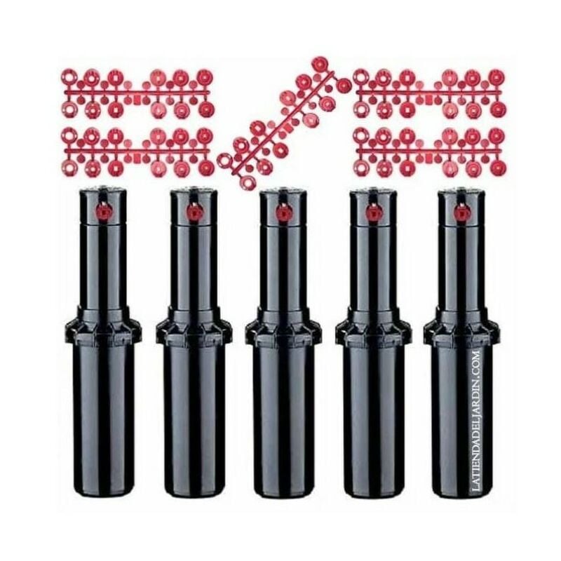 immagine 0 del prodotto set di 5 irrigatore hunter pgp adj 3 4 , portata da 4,9 a 14 m, angolo regolabile