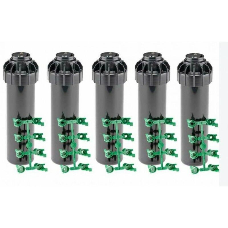 foto del prodotto set di 5 irrigatore hunter srm 04 1 2 , portata da 4 a 9,4 m, angolo regolabile