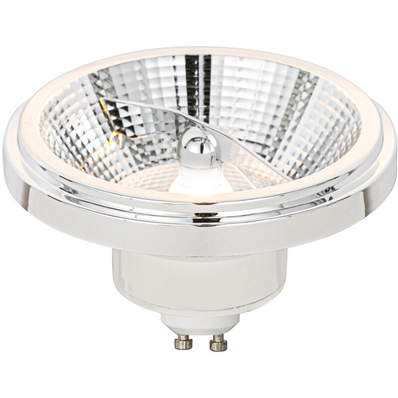foto del prodotto set di 5 lampada led dimmerabile gu10 ar111 bianco 11w 810 lm 2700k luedd